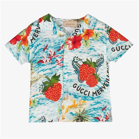 gucci t shirt boy|gucci shirt baby boy.